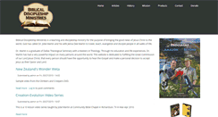 Desktop Screenshot of biblicaldiscipleship.org