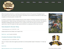 Tablet Screenshot of biblicaldiscipleship.org